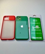 2 Nowe Etui, Case, Obudowa iPhone 11 Pro Max + szkło ekran