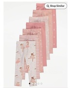 Legginsy bawełniane 7 pak George 116-122  6-7 lat