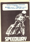 ...DM II ligi Unia Tarnów - ROW Rybnik 04.06.1983...