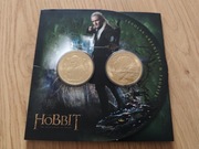 Hobbit Legolas Greenleaf & Tauriel zestaw dwóch monet Nowa Zelandia 