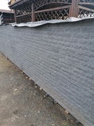 Łupek granitowy, ogrodzenie granitowe, kostka