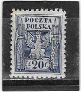 POCZTA POLSKA GORNY SLASK 20F*