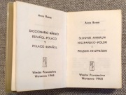 Słownik minimum hiszpańsko-polski i polsko-hiszpański. WP 1968