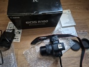 Canon EOS R100 + obiektyw 15-45 IS STM + 32GB karta