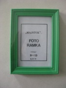 Ramka 9 x 13 cm zielona nowa