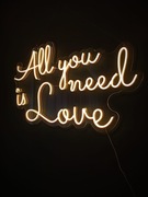 Napis LED - All you need is love