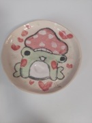 Ręczna robota talerz dekoracyjny hand made 