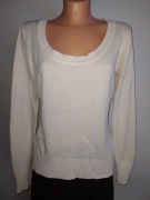 Cienki kremowy sweter F&F 40/42