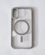 Etui/case przezroczyste z magsafe szare iPhone 16 