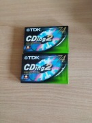 Zestaw czystych kaset magnetofonowych TDK 