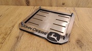 Ramka tablicy rejestracyjnej John Deere 190x150 polerowana stal nierdzewna