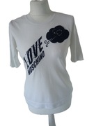 Love Moschino biała damska bluzka wiskoza r S