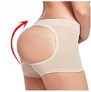 Majtki Figi damskie podnoszące i modelujące pośladki Beżowe r. 3XL