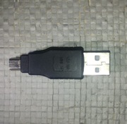 Adapter usb male na miniusb male