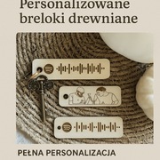 Personalizowane drewniane breloki z grawerem – pełna personalizacja