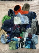 Duży zimowy zestaw ubranek dla chłopca 98-104+ gratis