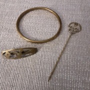 Zestaw biżuterii z mosiądzu 