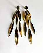 Lilou kolczyki pozłacane, wiszące z kolekcji Luck 