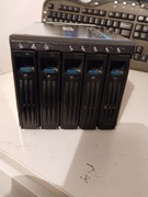 2 sztuki dysk SCSI Hitachi 73GB 10K + moduł dysków SCSI Enlight EN 8721