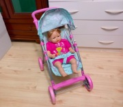 Wózek spacerowy dla lalek SMIKI spacerówka jednorożce / stan bdb 
