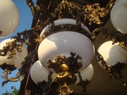 Bardzo piękny stylowy żyrandol mosiężny,8 ramion