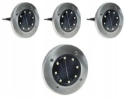8x Lampa Solarna LED Najazdowa Trawnikowa Gruntowa