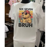 Koszulki z nadrukami six seven 