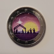 2 euro kolor MOTYW 177 LAKIEROWANE