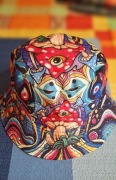 Bucket hat, rybaczka, panamka w grzyby hipisowska,, woodstock. Nowy