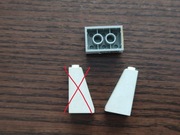 Lego elementy do 6614 Launch Command 4460apb001L i BA167pb01 Town lata 90