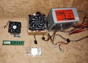 Pamieć Ram procesor zasilacz i wentylatory