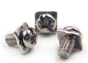 Śruba nierdzewna M6x20 główka półkulista z podwójną podkładką 10 szt