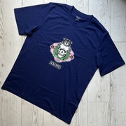 Granatowa bawełniana koszulka męska t-shirt Jack&Jones XL