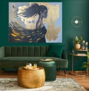 Obraz oryginalny Afryka na plotnie 