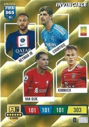 PANINI FIFA 365 2023 X-RARE TOP MASTER INVINCIBLE NEYMAR COURTOIS 5