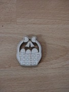 Drewniany koszyczek ozdoba zawieszka 3,5x4,2cm