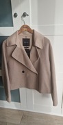 Kurtka wełniana płaszczyk massimo dutti wełna s