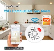 DETEKTOR CZUJNIK GAZU ZIEMNEGO PROPAN BUTAN METAN  SMART TUYA WIFI