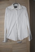 koszula męska Bytom biała długi rękaw z mankietami L
