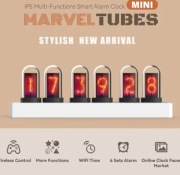 Zegar z Tubami Nixie IPS i Kolorowym RGB – Dekoracja Pokoju Wifi