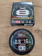 Nowa plecionka wędkarska X-Braid #0.8 – 200 m – 16 lb – Japan Quality