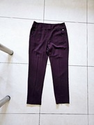 Burgundowe spodnie Tiffi L 40 zwężane spodnie 