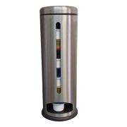 Dozownik/Pojemnik na kapsułki z kawą: obrotowy, 3 przegródki (na 30 kaps.)