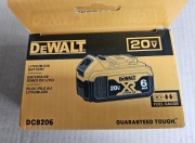 Nowa orginalna bateria DeWalt 20v 6Ah DCB 206