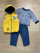 12-18 M GEORGE DISNEY Kamizelka Bezrękawnik Jeansy + 3 GRATISY