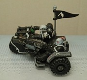 Warhammer 40k Space Marines Attack Bike z koszem (metal) 