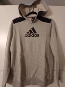 Szara kangurka bluza Adidas 14-15 lat