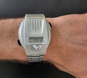 Seiko A860-4001 pierwszy Seiko, który mówił 1992 retro futurystyczny gadżet