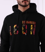 BLUZA Z KAPTUREM ICON SUNSET Dsquared2 D2 sezon 2025 oryginal 100% L/XL