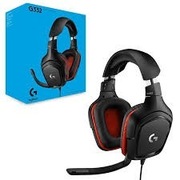 FABRYCZNIE NOWE SŁUCHAWKI LOGITECH G332 CZARNO CZERWONE JACK 3.5